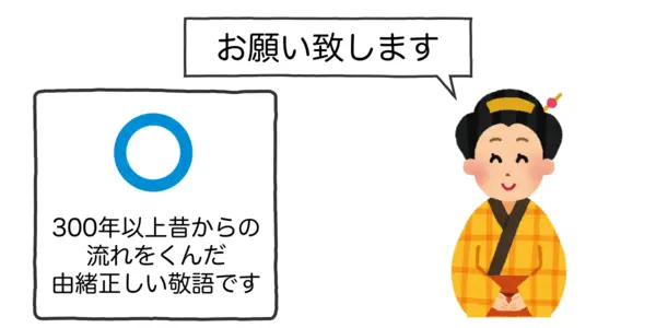 「お願い致します」は歴史ある正しい敬語です